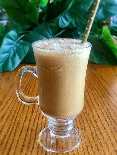 Skinny White Chocolate Coconut Iced Coffee