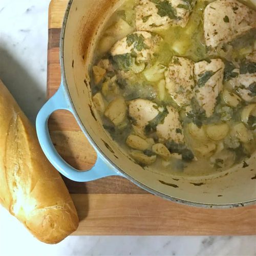 Chicken and Garlic Stew