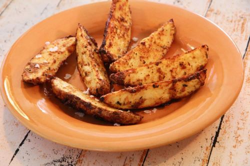 Garlic Parmesan Potato Wedges