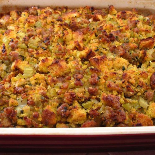 Mom's Sausage and Cornbread Dressing