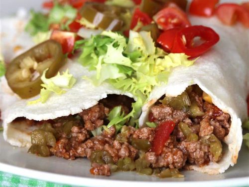 Spicy Beef Burritos