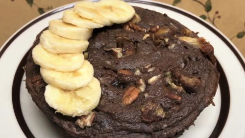 Banana Sugar-Free Microwave Cake