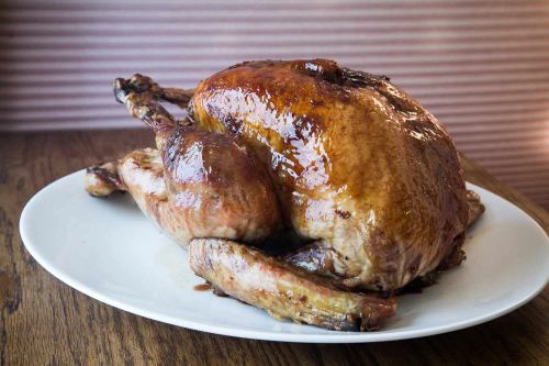 Pomegranate Molasses-Glazed Turkey