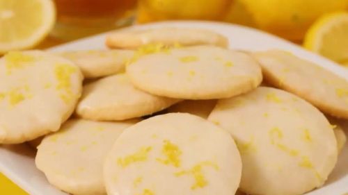 Lemon Shortbread Cookies