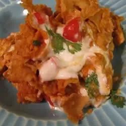 Chicken Chilaquiles Casserole