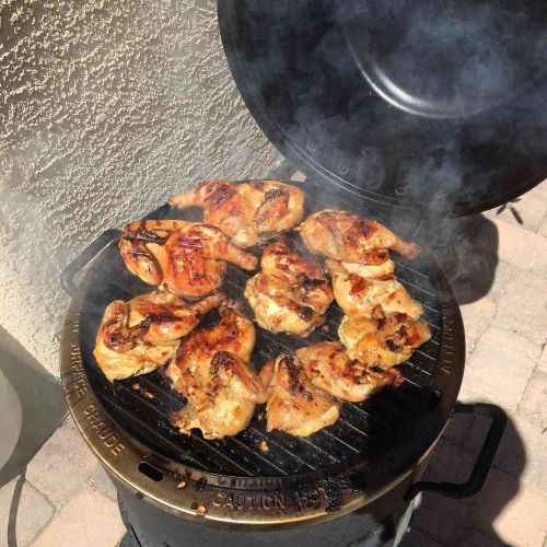 Grilled Cornish Game Hens