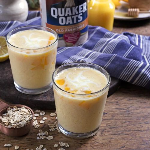 Orange Peach Oat Smoothie