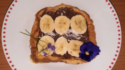 Nutella & Banana Brioche French Toast