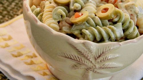 Dill Pickle Pasta Salad