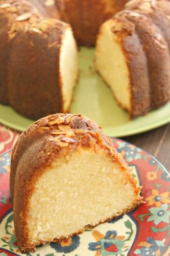 Amaretto Bundt® Cake with Bourbon Soak