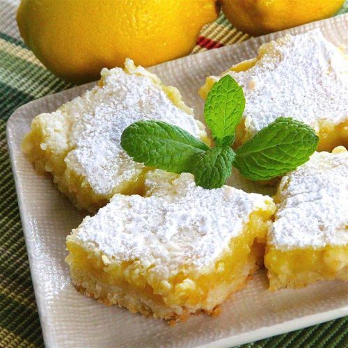 White Chocolate Lemon Bars