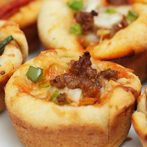 Muffin Tin Deep Dish Pizzas