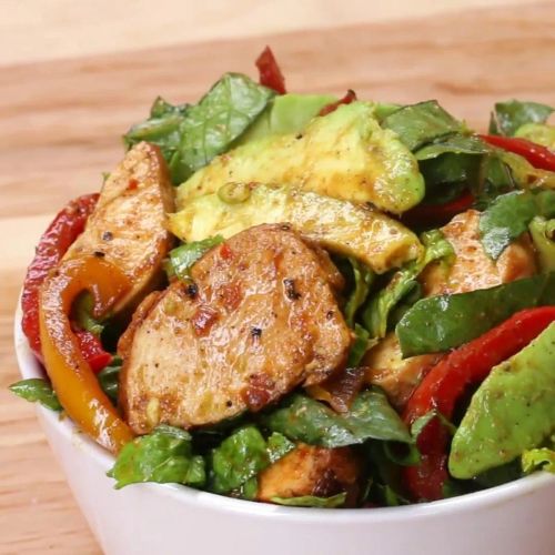 Chicken Fajita Salad