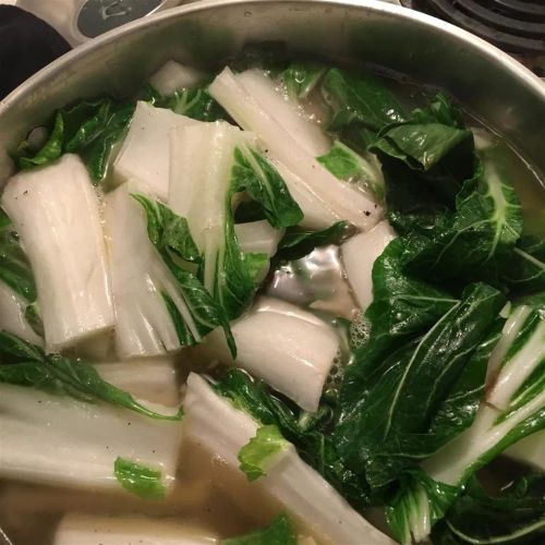 Baby Bok Choy with Garlic