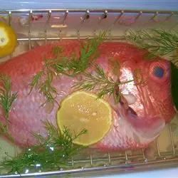 Whole Poached Salmon