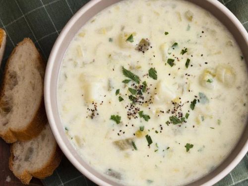 Winter Leek and Potato Soup