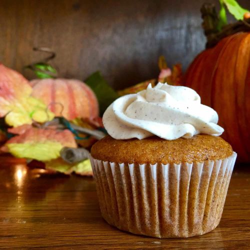 Harvest Pumpkin Cupcakes