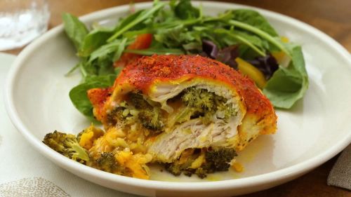 Cheesy Broccoli-Stuffed Chicken Breasts