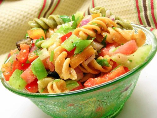 Three Pepper Pasta Salad