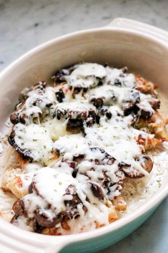 Mozzarella Mushroom Chicken