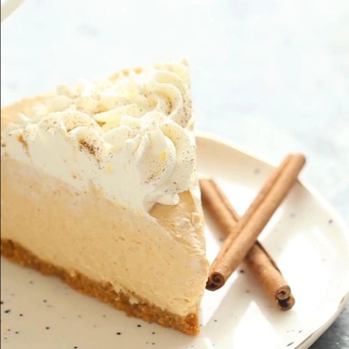 No Bake Pumpkin Cheesecake