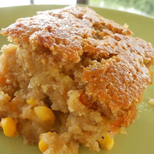 Snacks' Crazy Sweet Corn Pudding