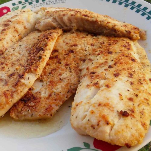 Broiled Tilapia Parmesan