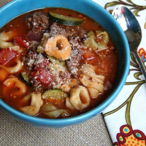 Tortellini Minestrone Soup