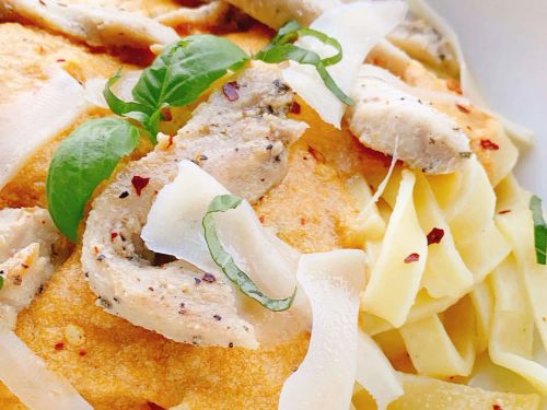 Chicken-Pumpkin Alfredo