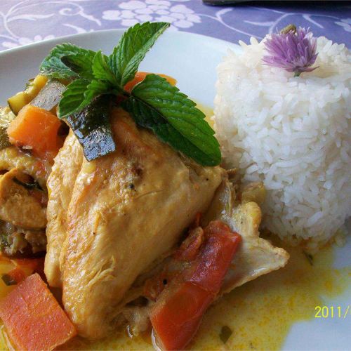 Chicken Stew With Coconut Milk