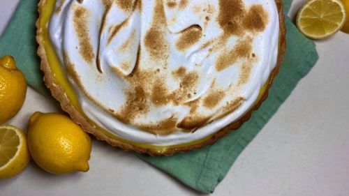 Classic Meyer Lemon Meringue Tart