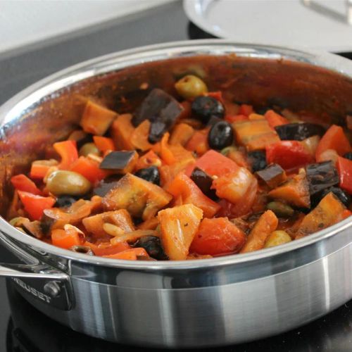 Eggplant and Tomato Caponata