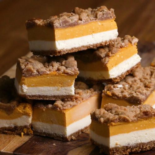 Pumpkin Cheesecake Bars