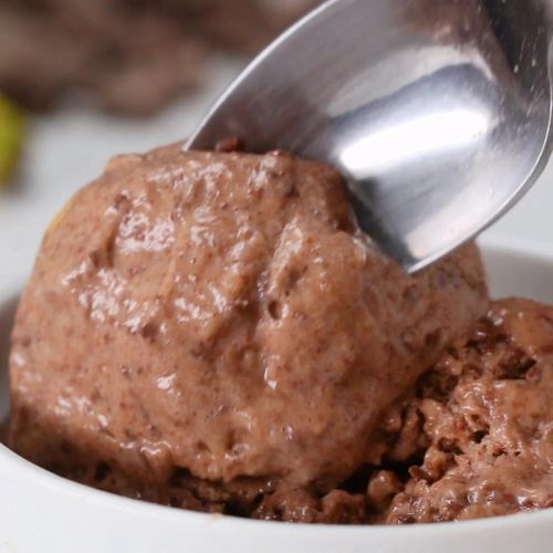 Dark Chocolate Chip Banana "Ice Cream"