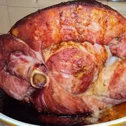 Bone-In Ham Cooked in Beer