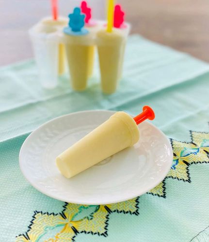 Pineapple-Coconut Ice Pops