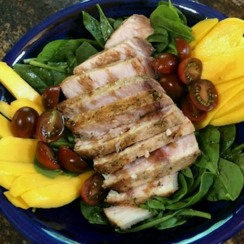 Grilled Swordfish Salad