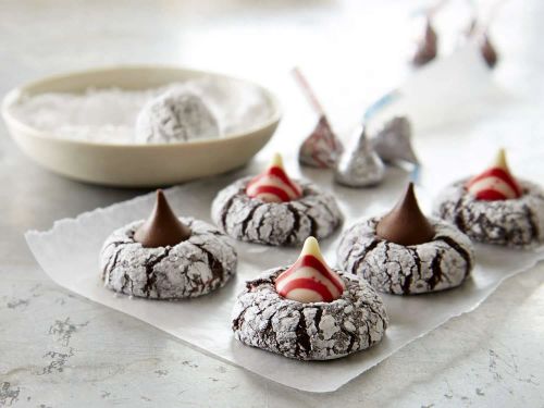 Kisses Peppermint Brownie Drops