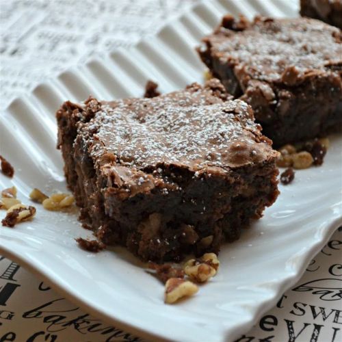 Apple Walnut Brownies