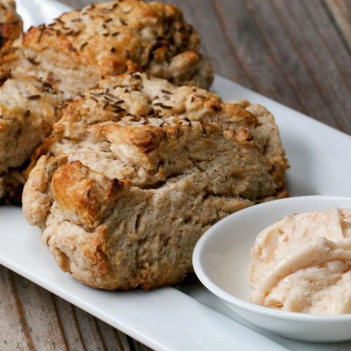 Soda Bread Scones With Irish Whiskey Butter