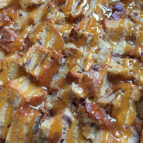 Maple Caramel Bread Pudding