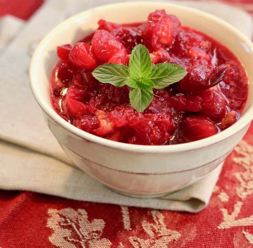 Nutty Cranberry Sauce