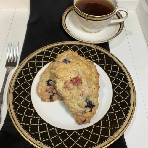 Berry Oatmeal Scones