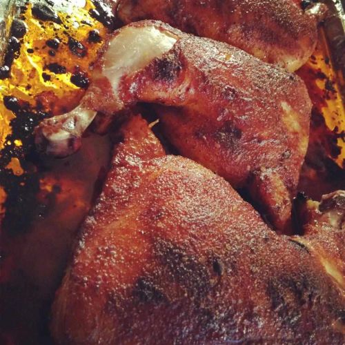 Spice-Rubbed Chicken Leg Quarters