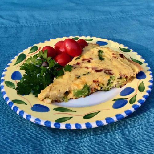 Broccoli-Cheddar Frittata