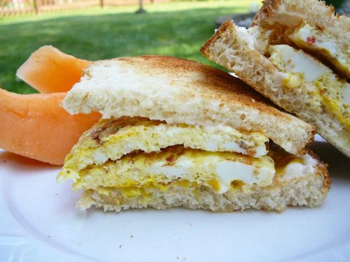 Tom's Scrambled Egg Sandwich