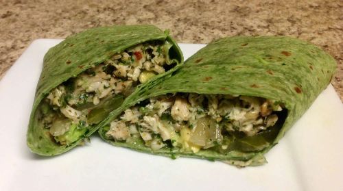 Chimichurri Chicken Wraps