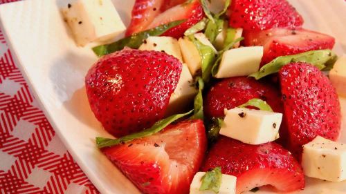 Strawberry Caprese Salad