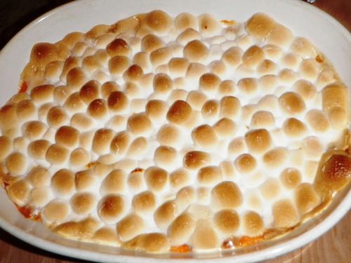 Easy Sweet Potato Casserole with Marshmallows