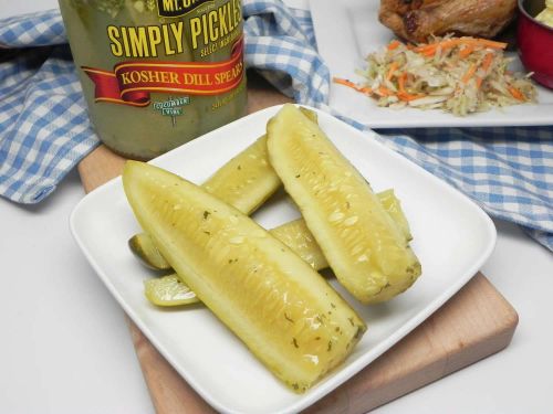 Two-Ingredient Ranch Kosher Dill Pickle Spears